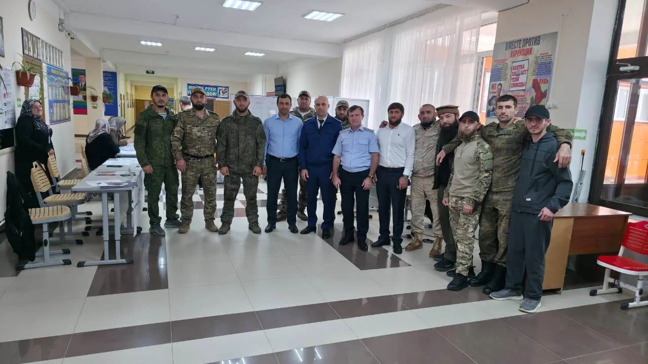 Ветераны СВО из Казбековского района проголосовали