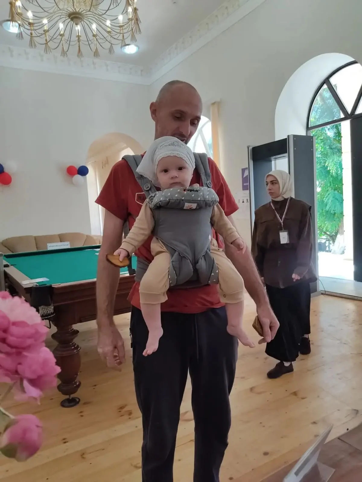 В селе Курми голосуют всей семьёй