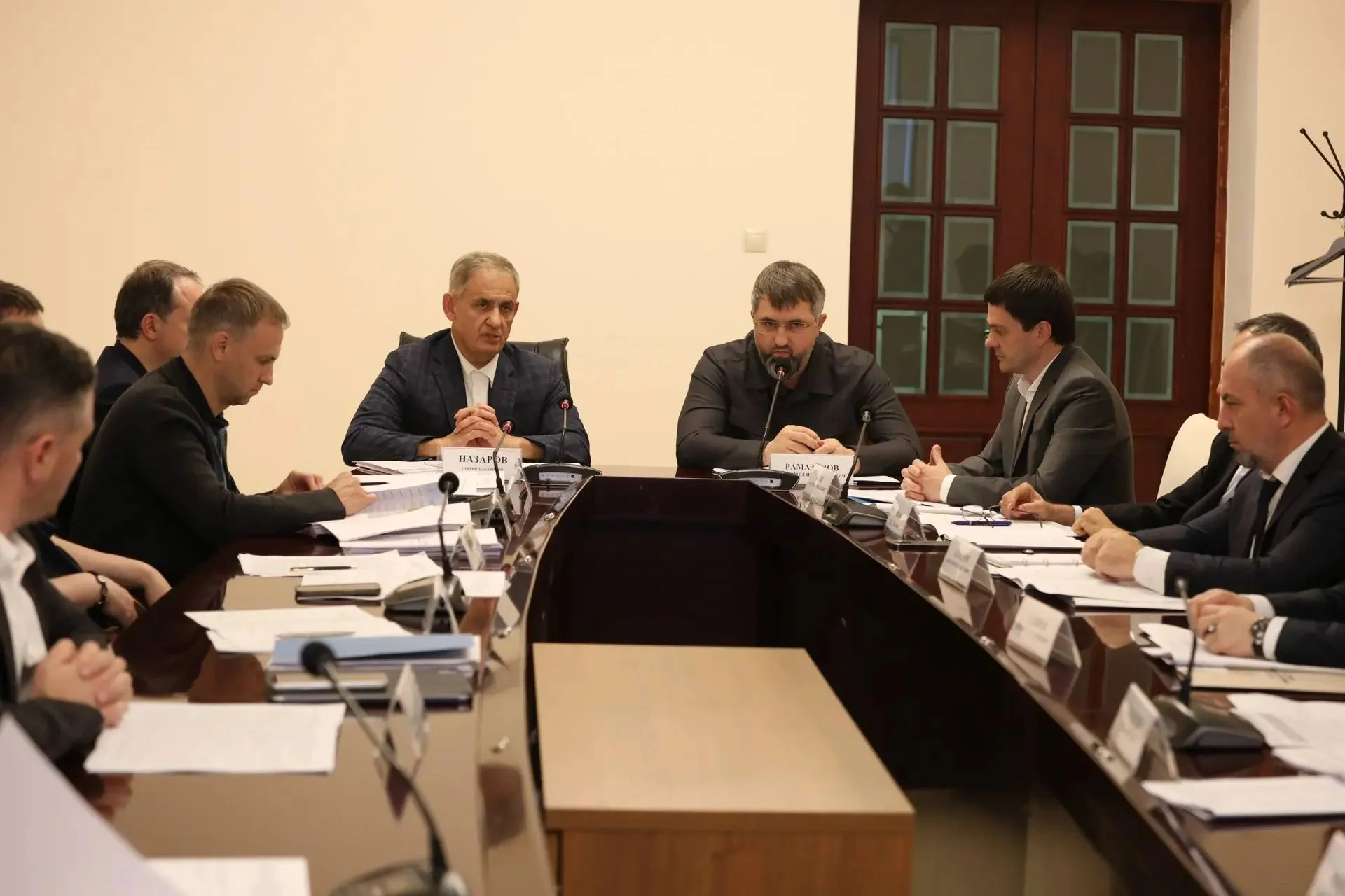 Назаров и Рамазанов обсудили ЖКХ и Каспийский кластер
