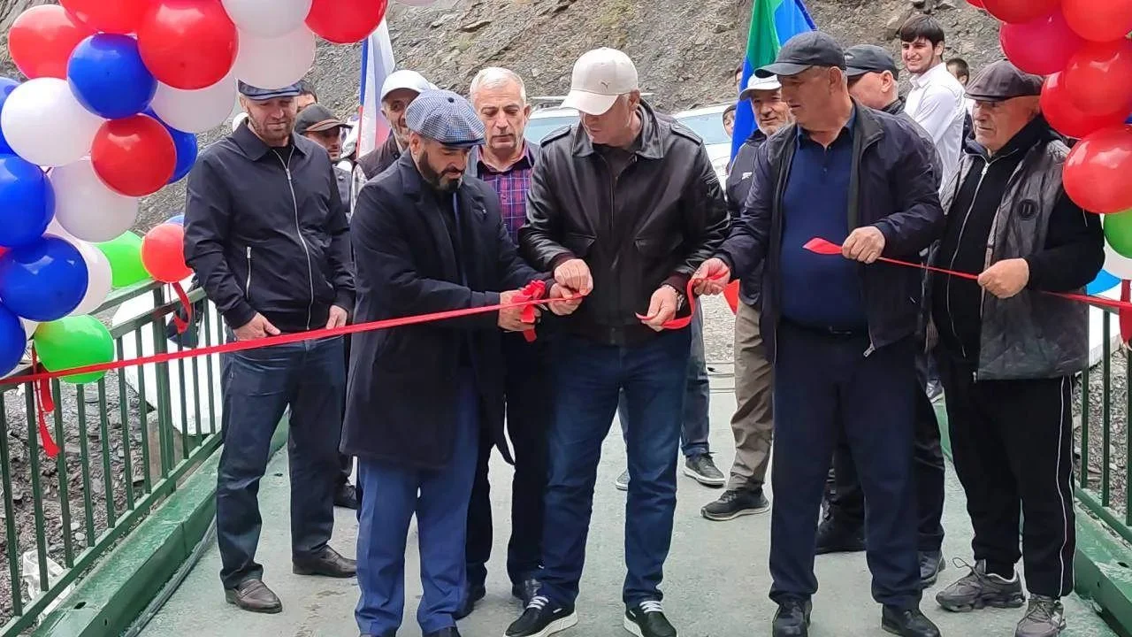 В Тляратинском районе открыли мост к селу Талсух