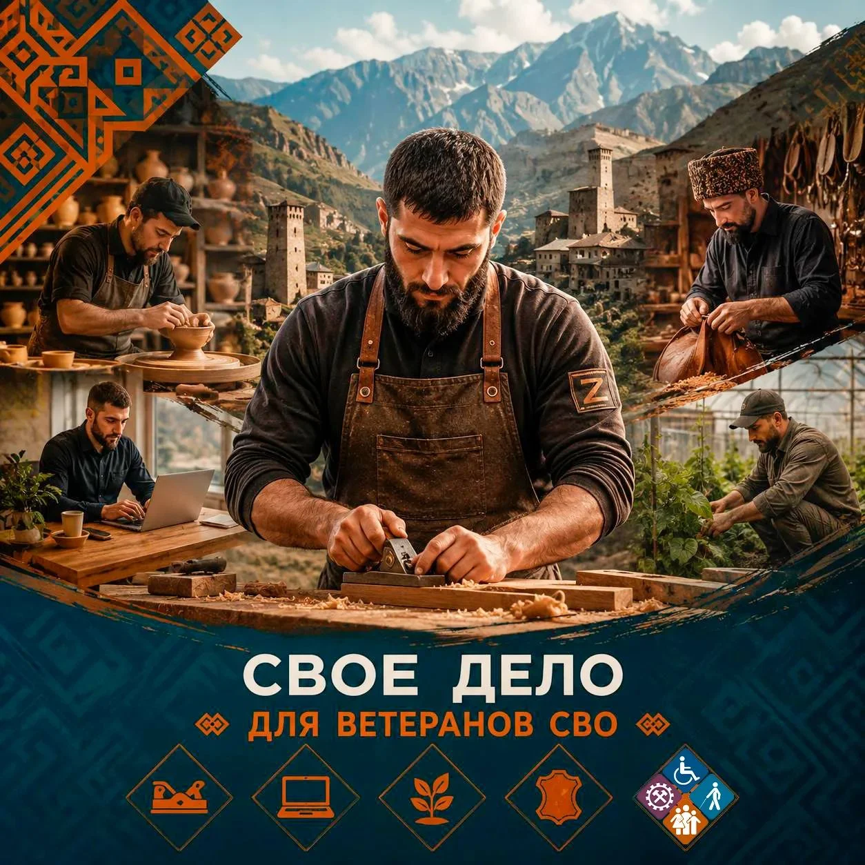 До 350 000 рублей на бизнес для ветеранов СВО