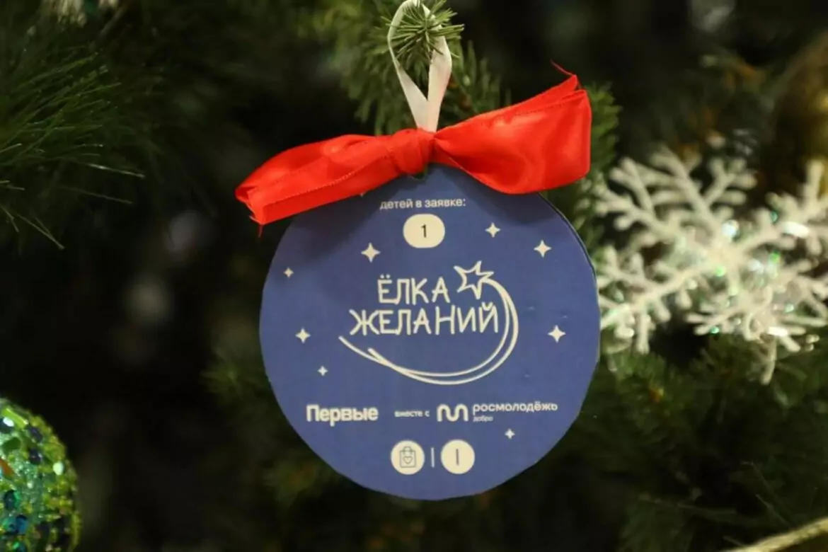 «Ёлка желаний» Движения Первых Дагестана исполняет детские мечты